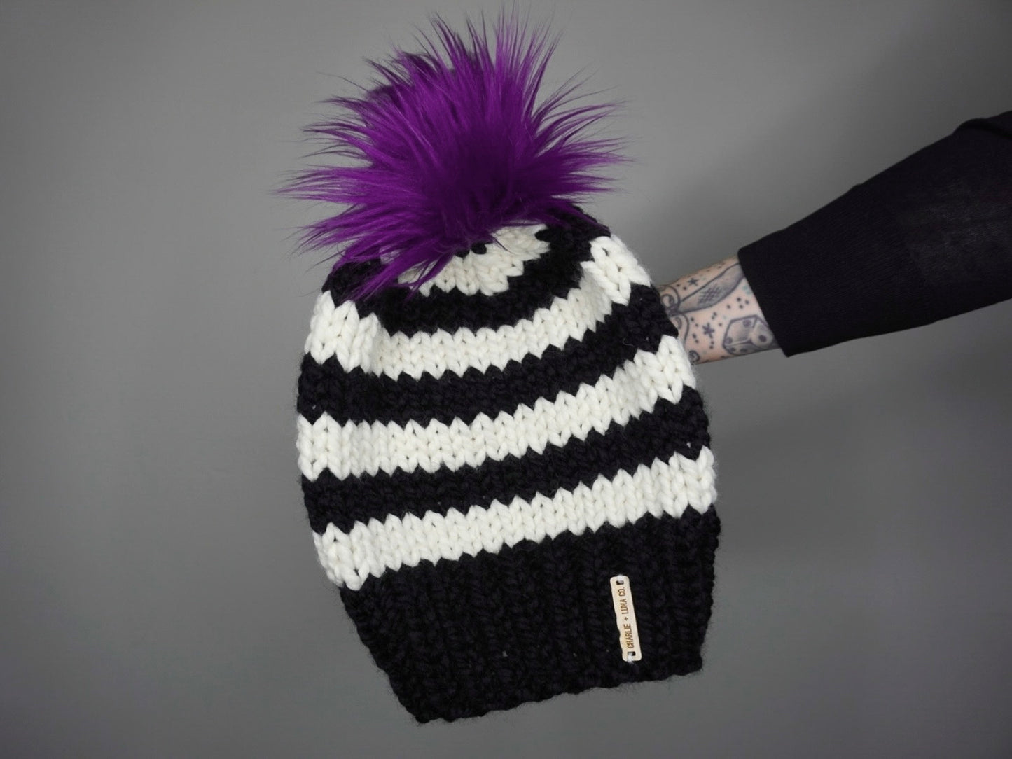 The Beetlejuice Slouchy Beanie