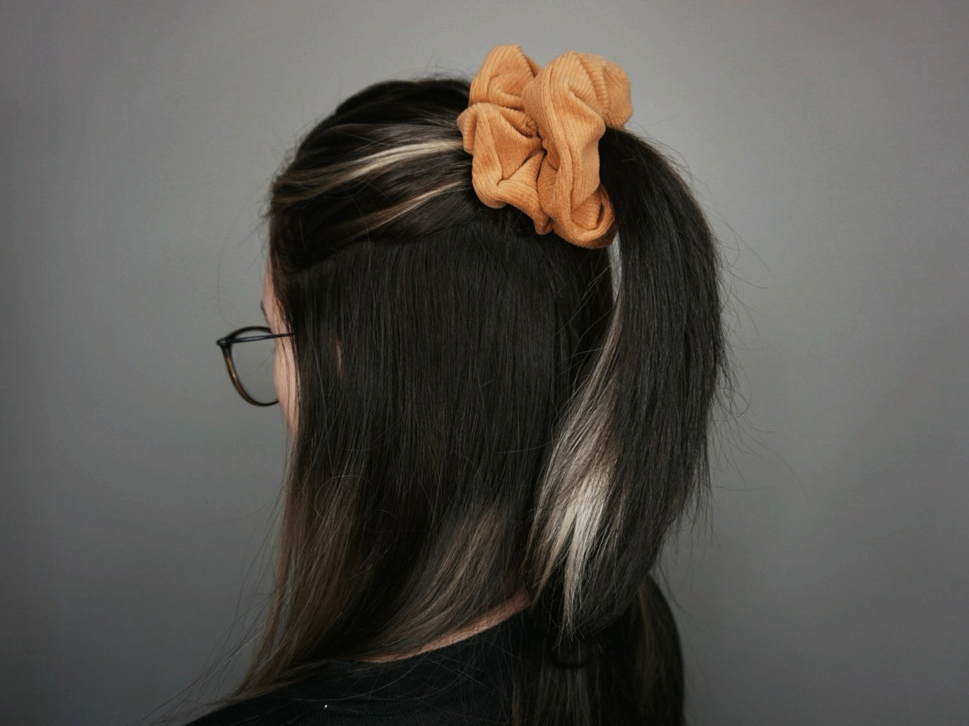 Camel Corduroy Scrunchie