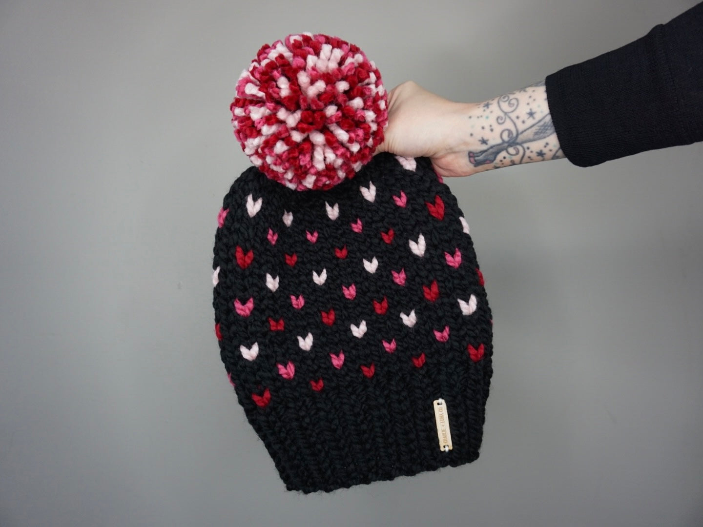 The Anti-Valentine Beanie - Choose Your Pom – Charlie and 