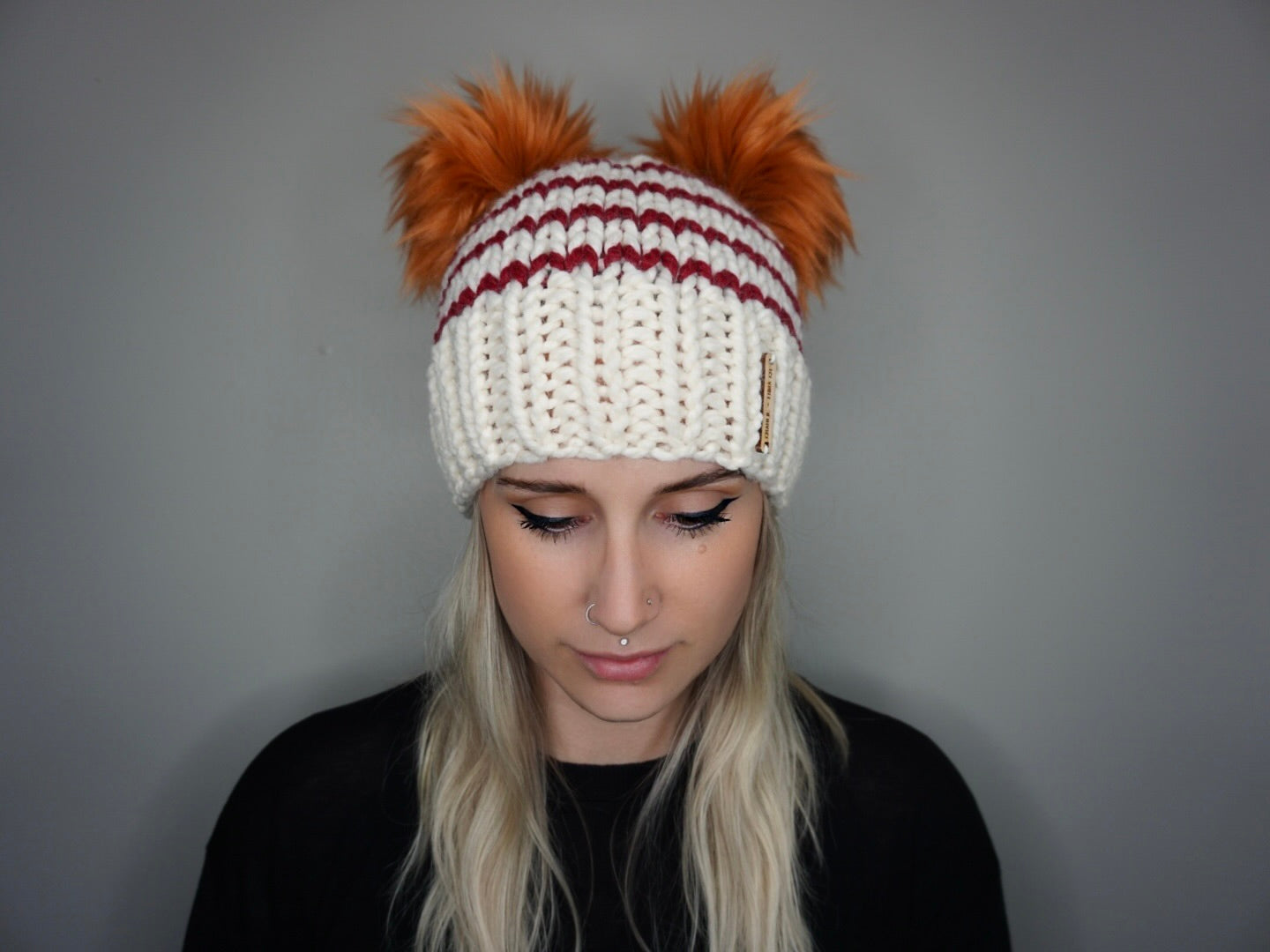 The Pennywise Double Pom Beanie
