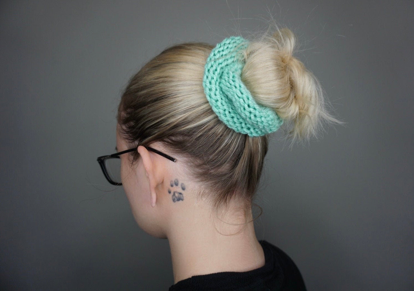 Knit Scrunchie 3 pack in Buttercup, Lavender, and Mint