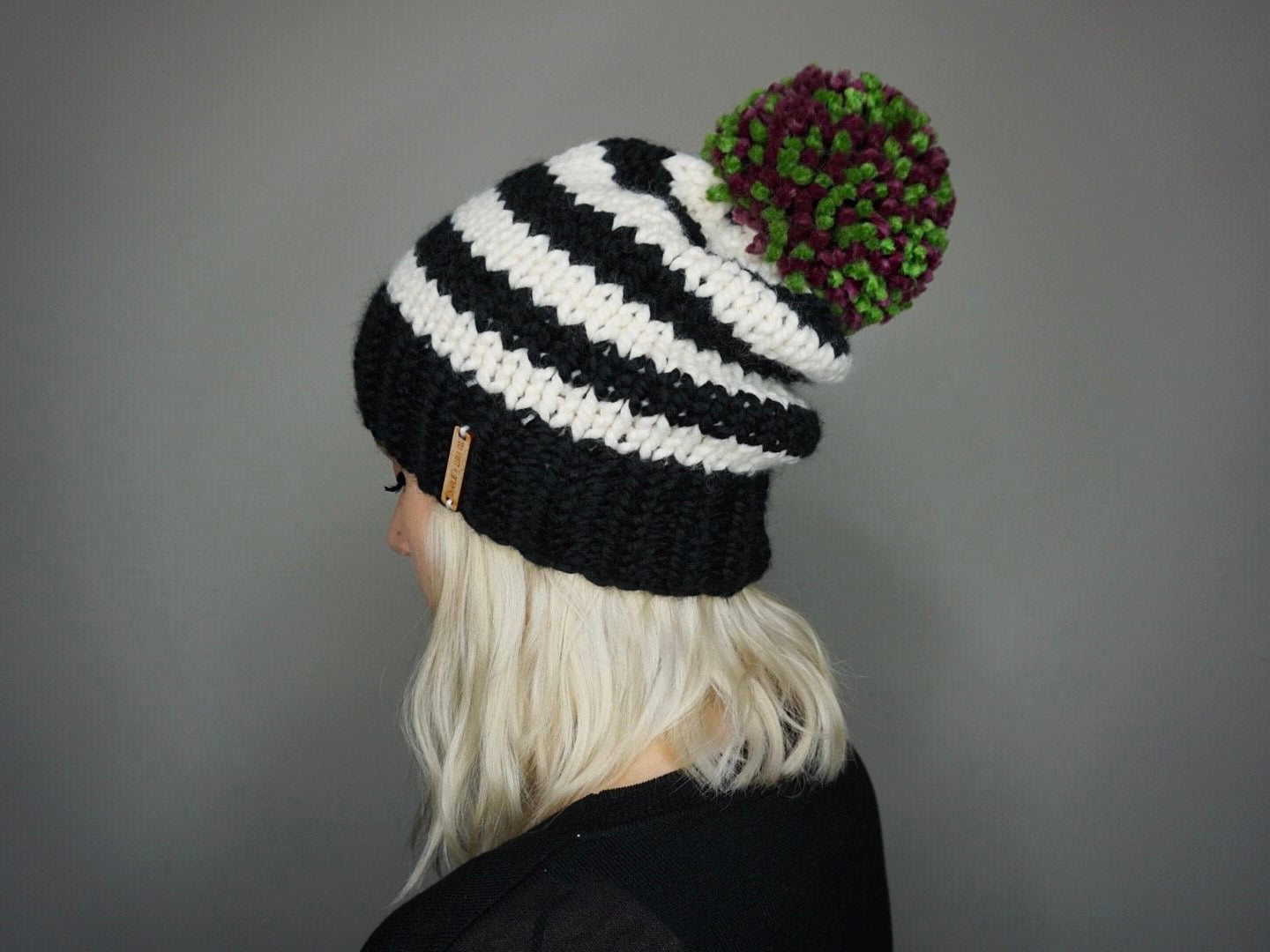 The Beetlejuice Slouchy Beanie