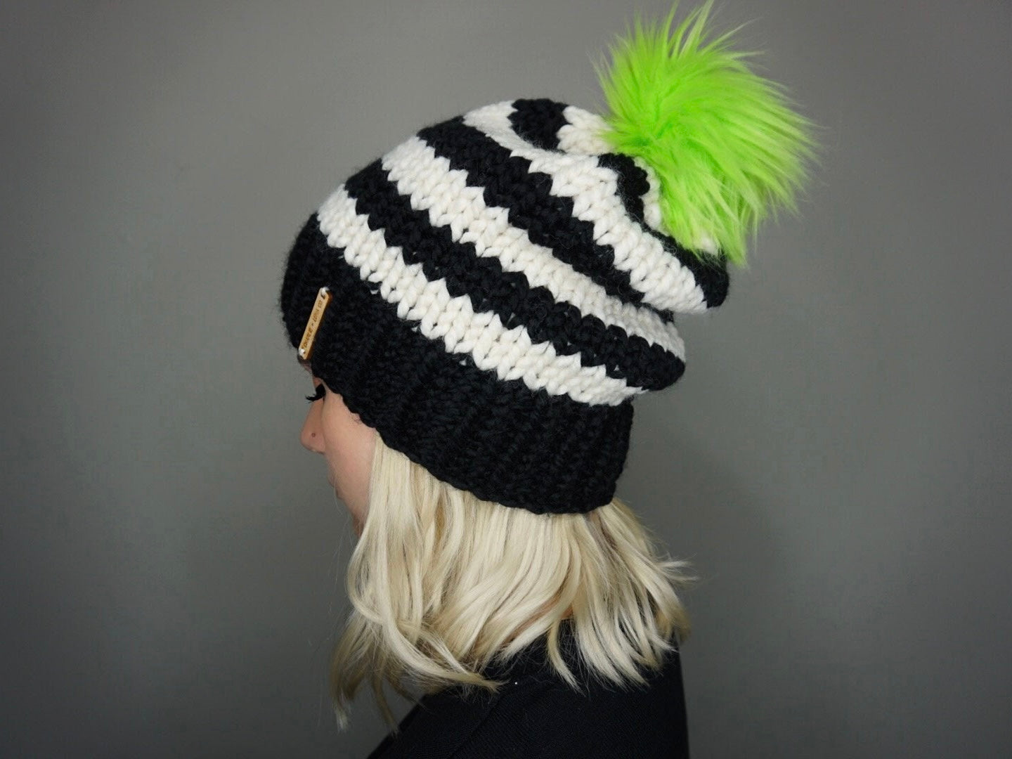 The Beetlejuice Slouchy Beanie