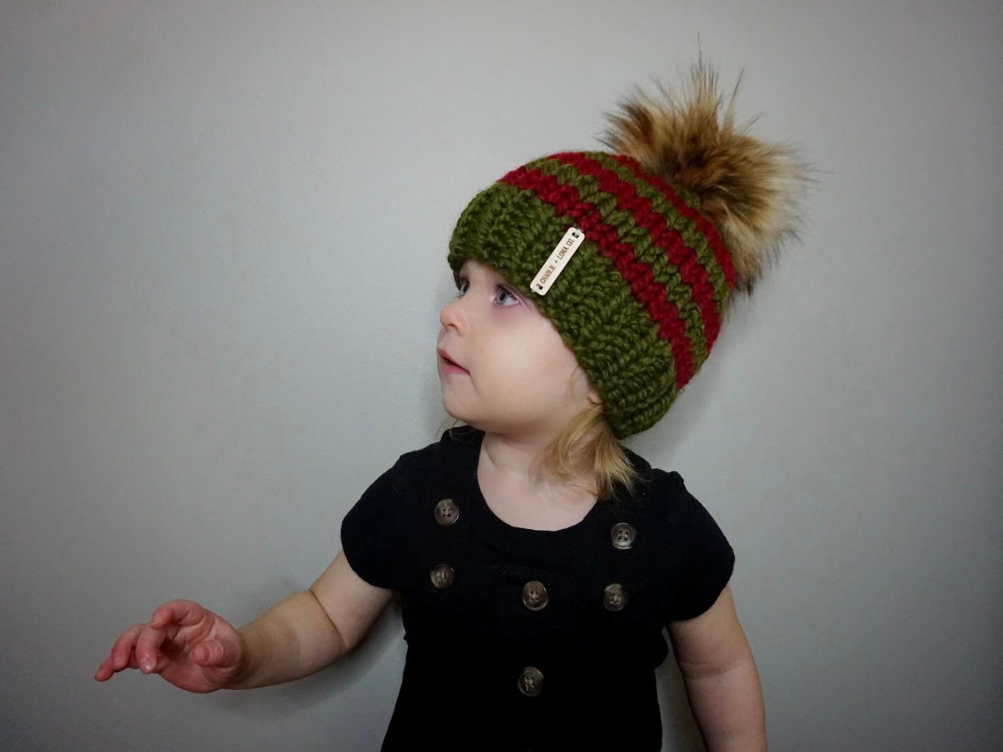 Kids Freddy Krueger Single Pom Beanie