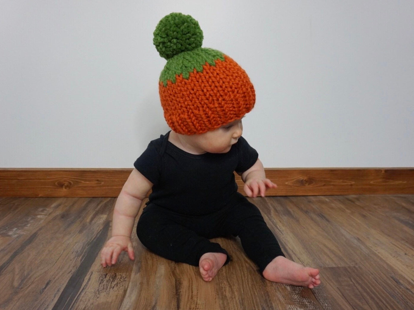 Kids Pumpkin Beanie