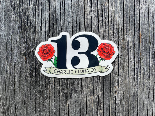 Friday the 13th sticker