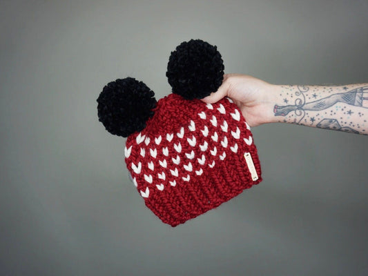Red Mouse Beanie
