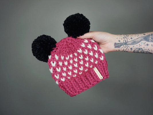 Pink Mouse Beanie