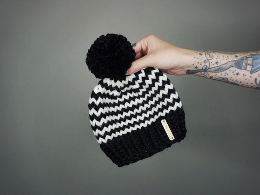 Kids Striped Beanie - Choose your colors