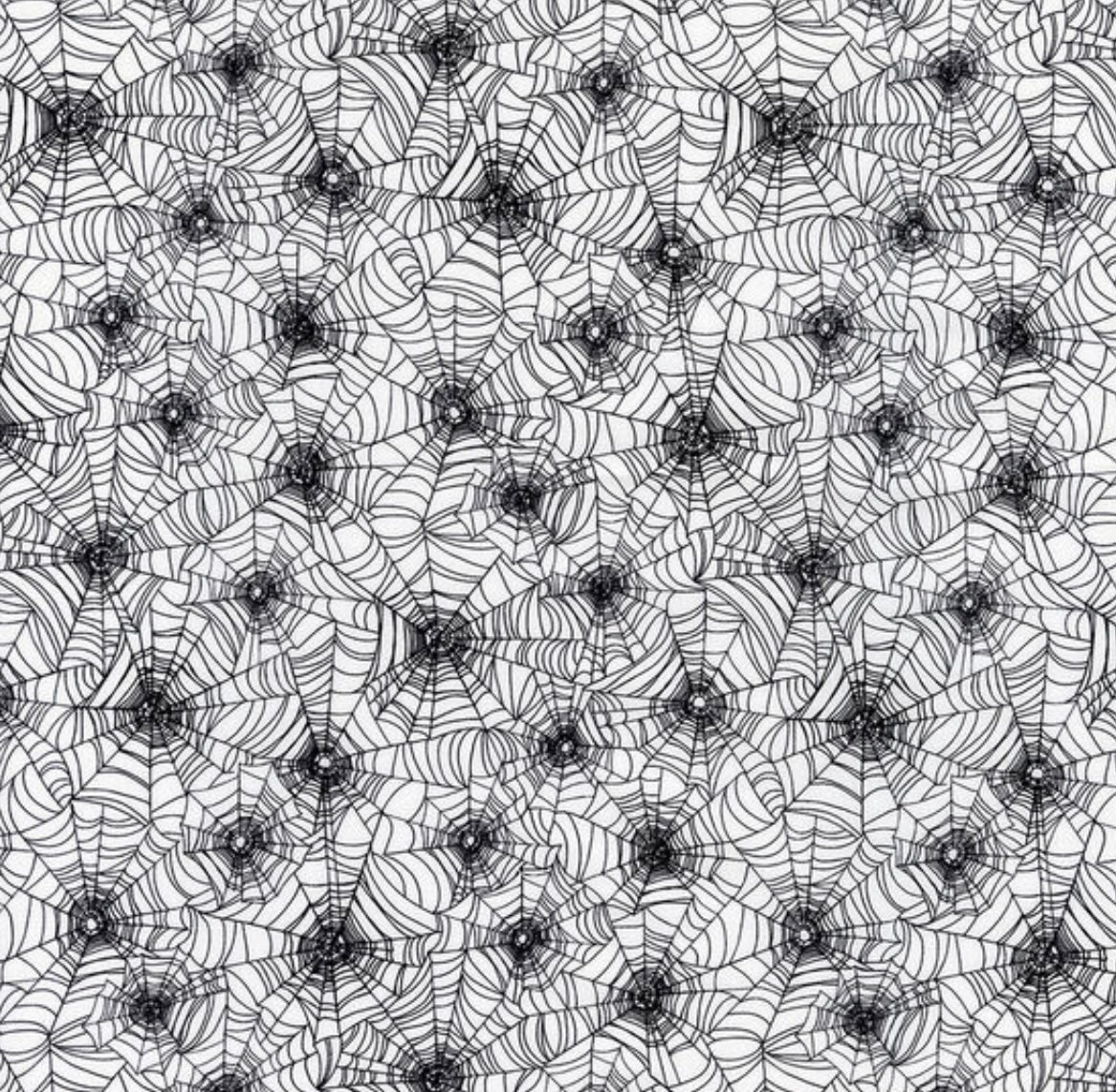 White Spiderweb Scrunchie