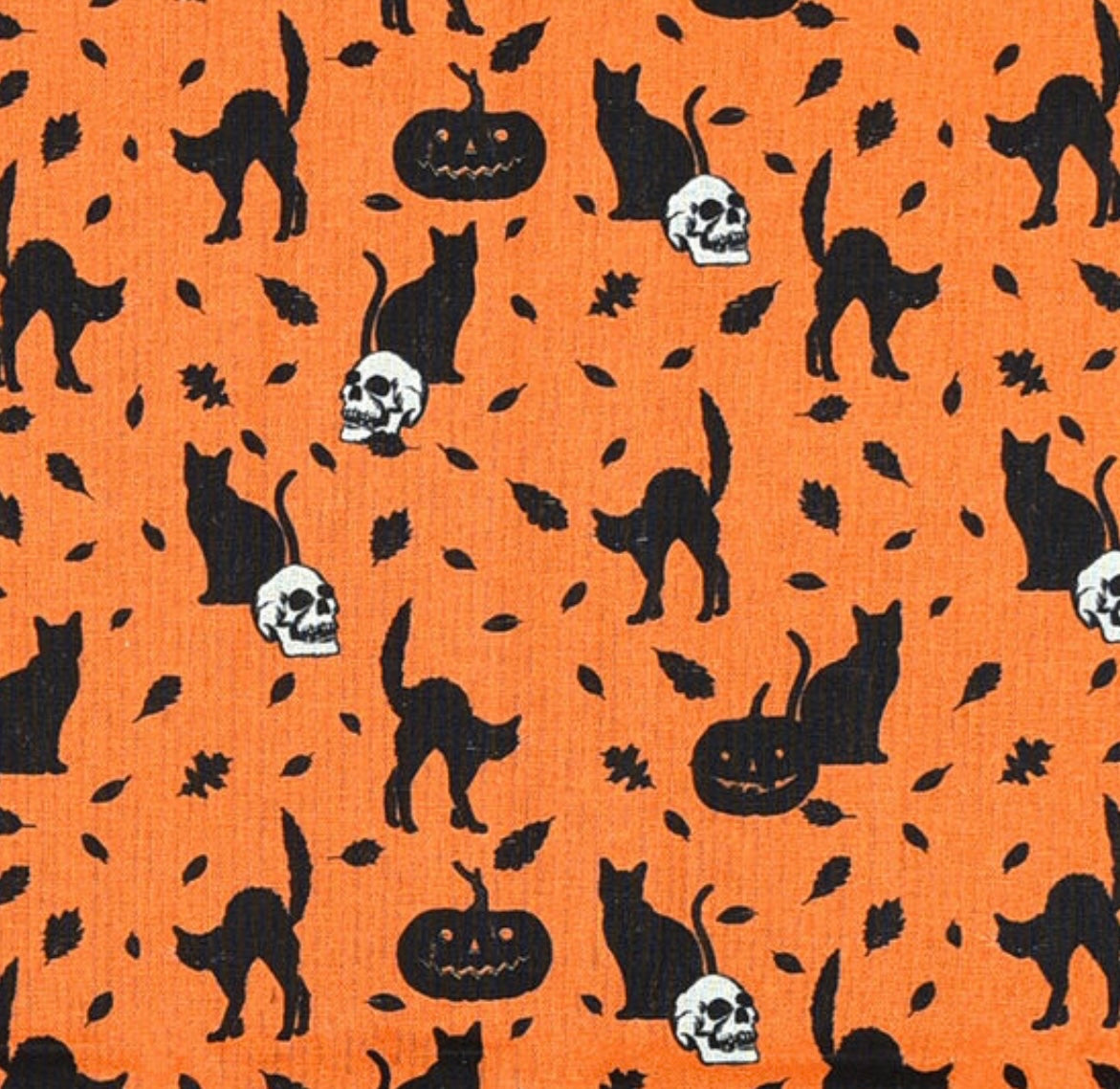 Skulls and Cats Scrunchie