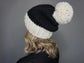 The Black Santa Beanie - Choose Your Pom