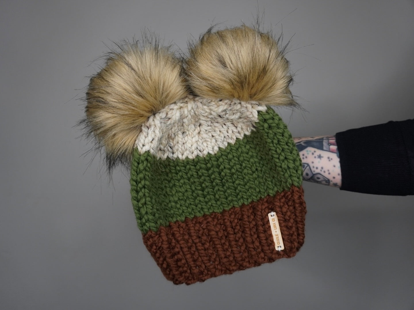The Alpine Double Pom Beanie