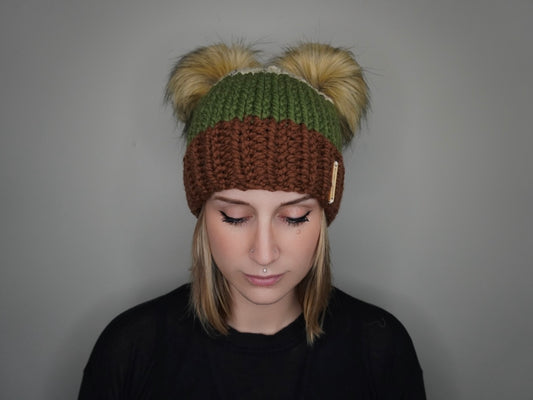 The Alpine Double Pom Beanie