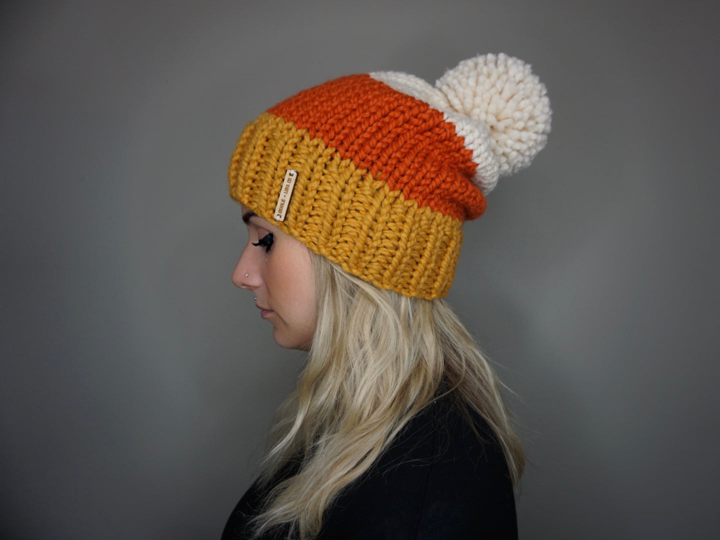KNITTING PATTERN - The Candy Corn Beanie