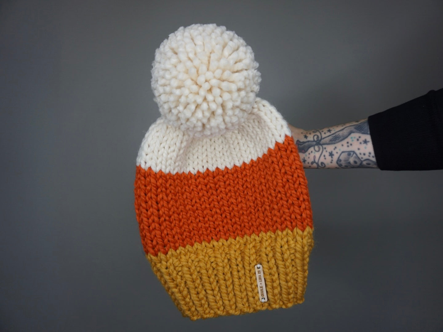 KNITTING PATTERN - The Candy Corn Beanie