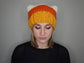 The Candy Corn Cat Ear Beanie