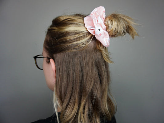 Coffee Ghosts Halloween Scrunchie - Charlie & Luna Co.