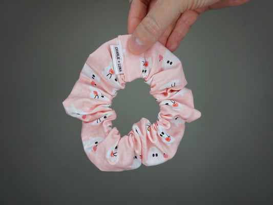 Coffee Ghosts Halloween Scrunchie - Charlie & Luna Co.