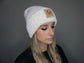 The Fox Beanie in Crushed Raspberry- Choose your pom