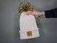 The Fox Beanie in Crushed Raspberry- Choose your pom