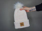 The Fox Beanie in Crushed Raspberry- Choose your pom