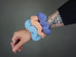 Knit Scrunchie in Light Peach