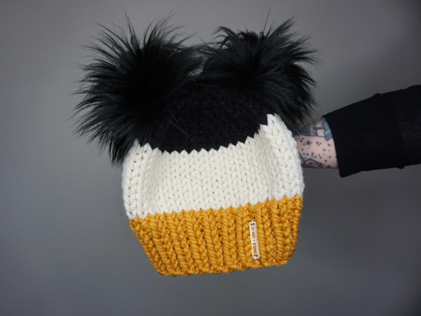 The Salem Double Pom Beanie – Charlie and Luna Co