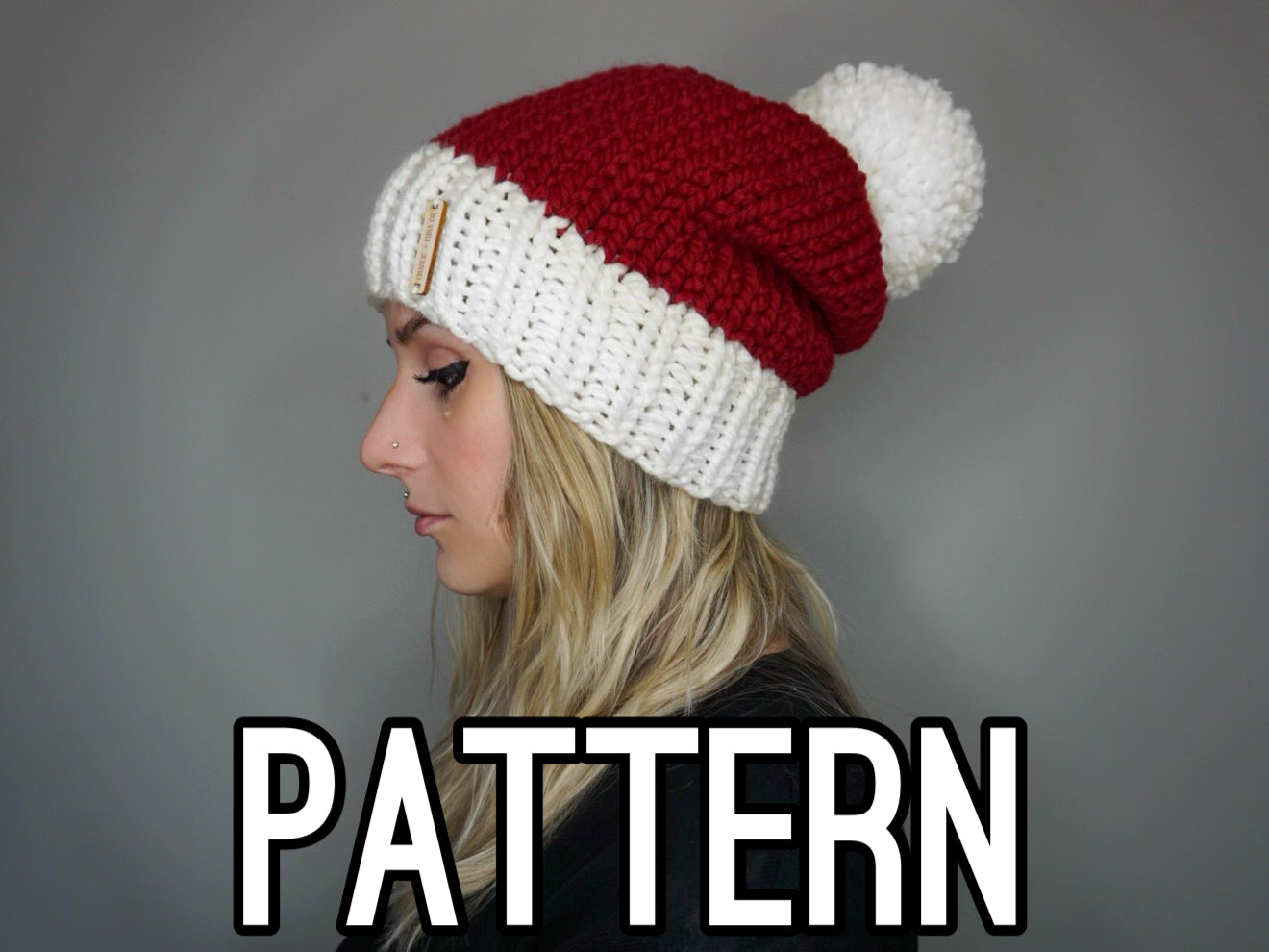 KNITTING PATTERN - The Santa Beanie