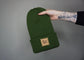 The Fox Beanie in Olive- Choose your pom
