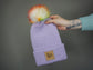 The Fox Beanie in Lavender- Choose your pom