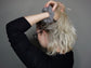 Knit Scrunchie in Grey