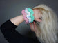 Knit Scrunchie in Dusty Rose