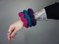 Knit Scrunchie in Magenta