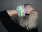Knit Scrunchie 3 pack in Buttercup, Lavender, and Mint