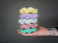 Knit Scrunchie 5 pack - Spring collection